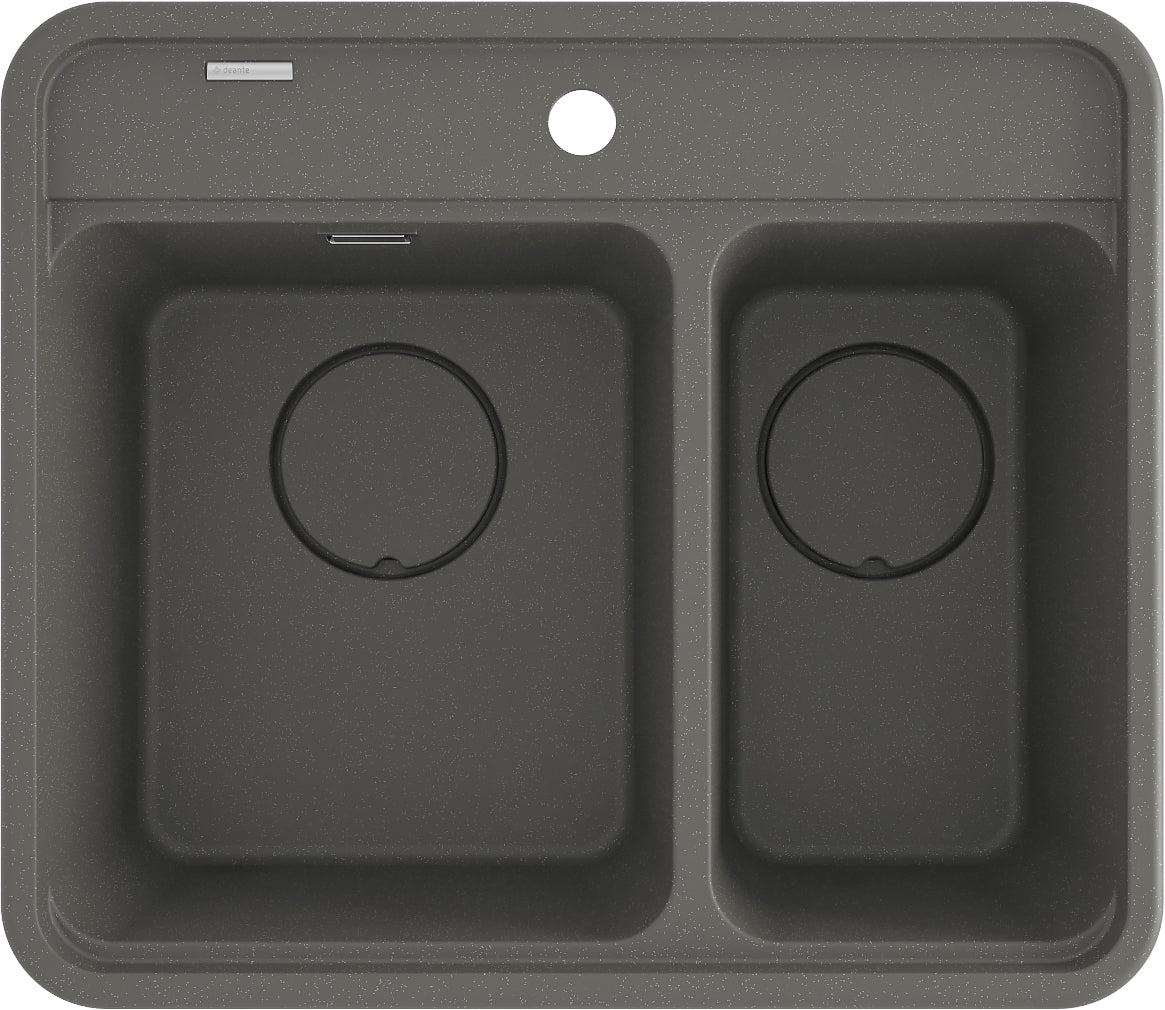 Granite sink, 1.5-bowl