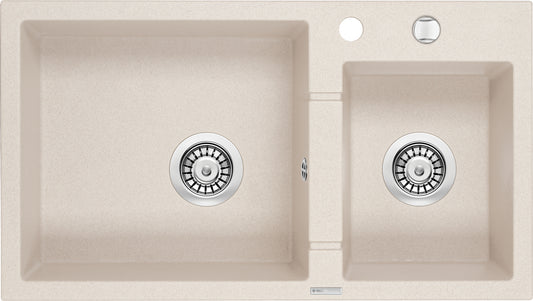 Granite sink, 1.5-bowl