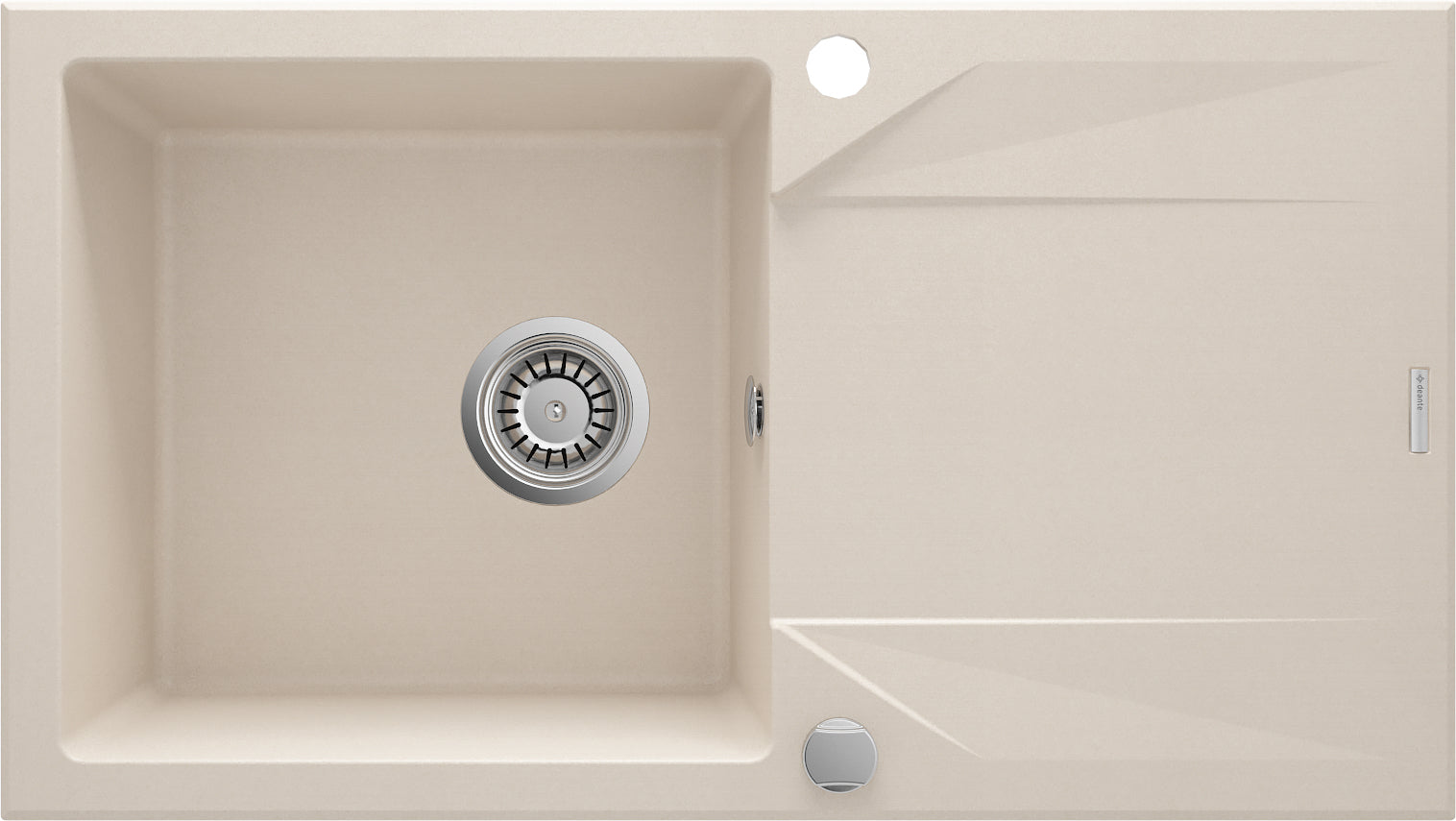 Granite sink, 1-bowl with drainer