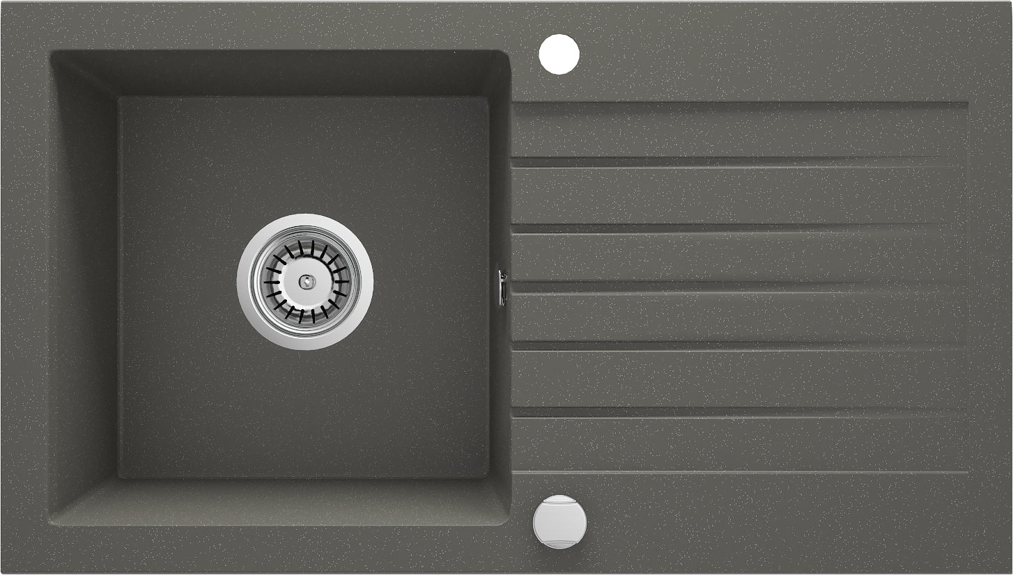 Granite sink, 1-bowl with drainer