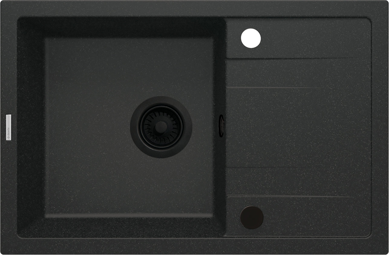 Granite sink, 1-bowl with drainer