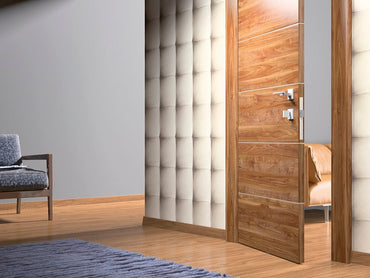 Leather Grey PVC Wall Panel