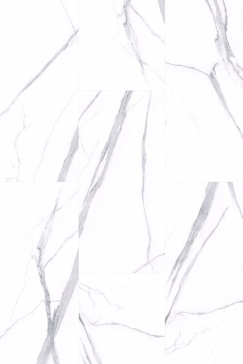 Snow Carrara Luxury Vinyl Click Flooring