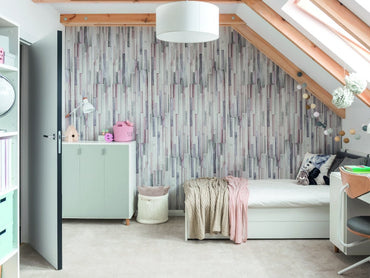 Woodblock Decorative PVC Wall Cladding - Feature Wall