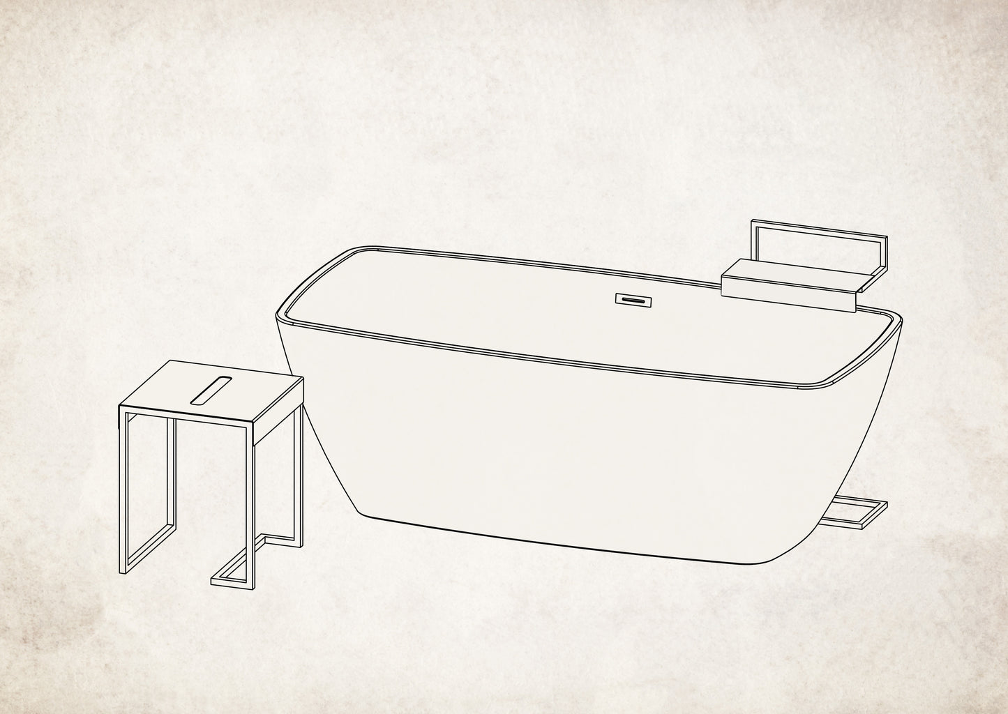 Stool - bathroom table
