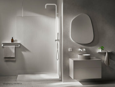 Shower wall, walk-in, 120 cm