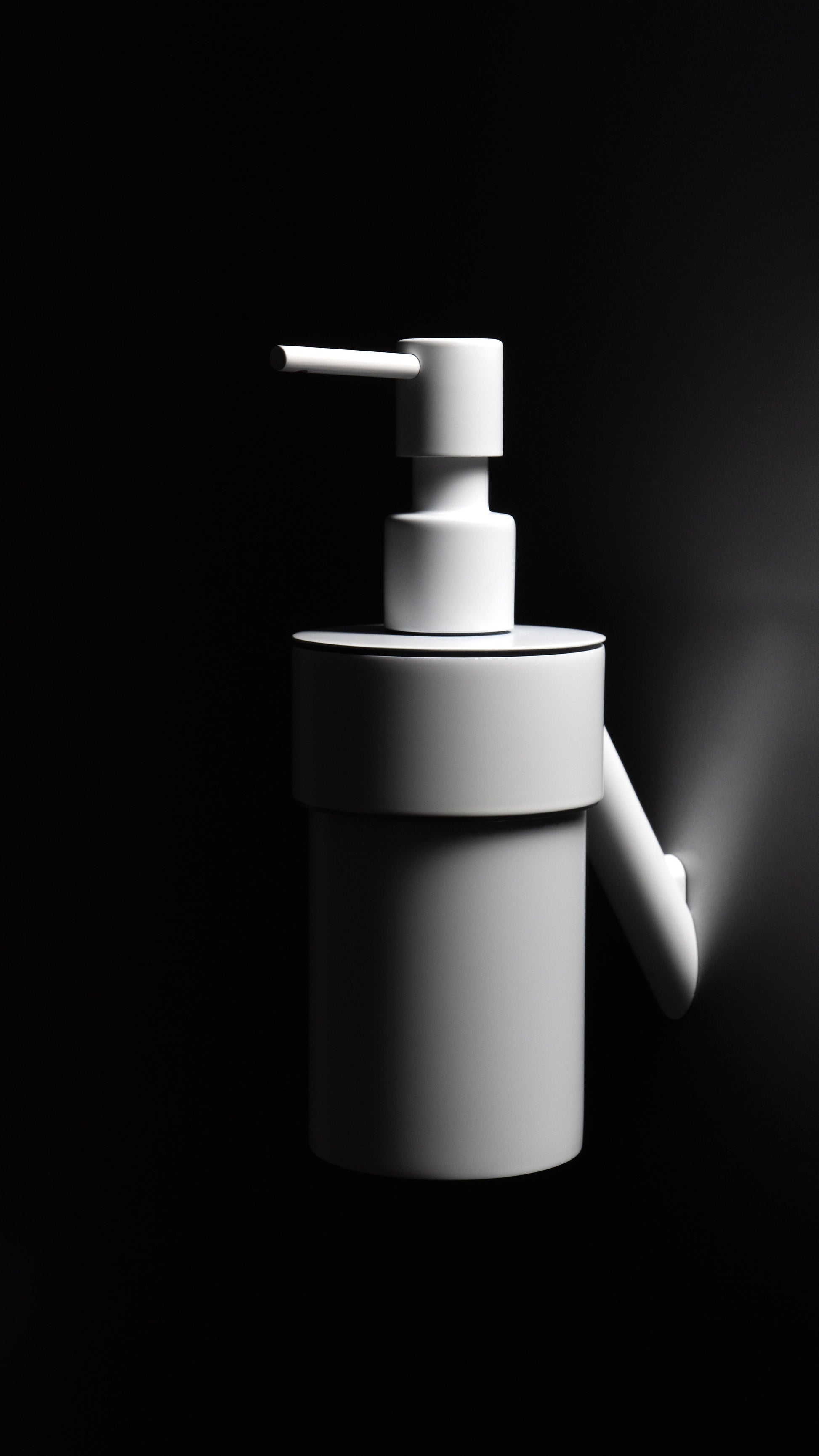 Soap dispenser, wall-mounted