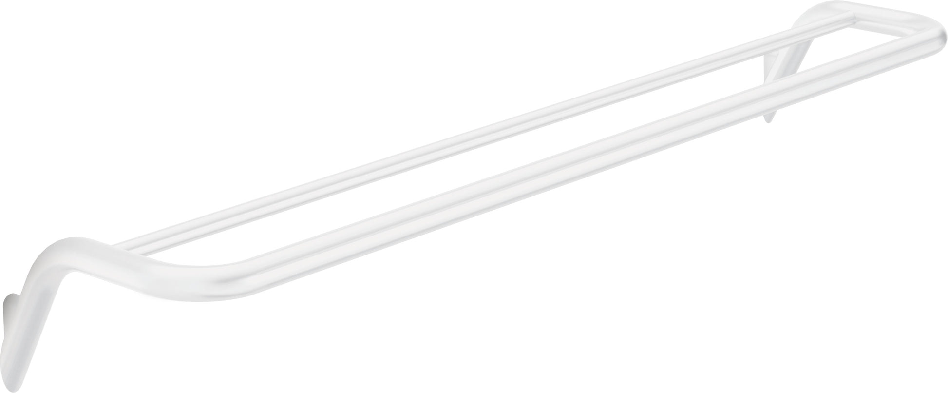 Towel hanger, double - wall-mounted