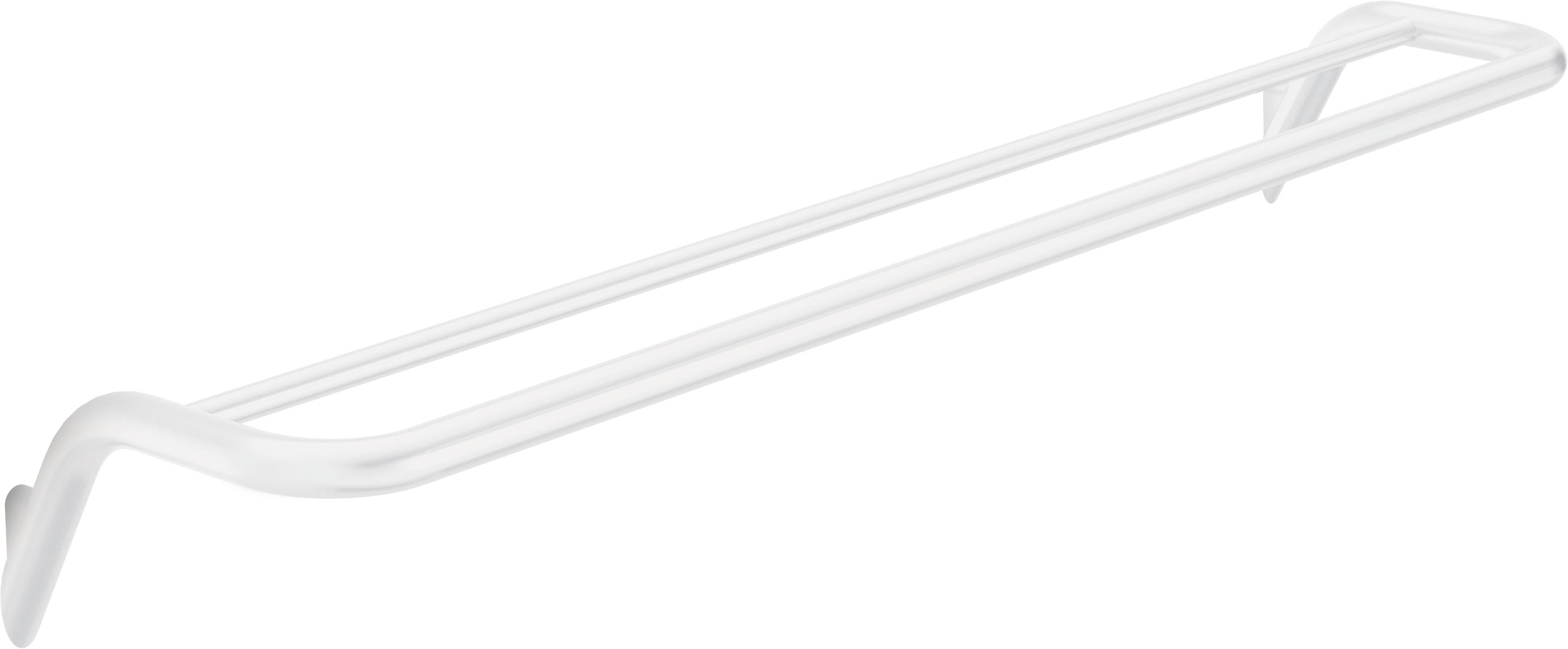 Towel hanger, double - wall-mounted