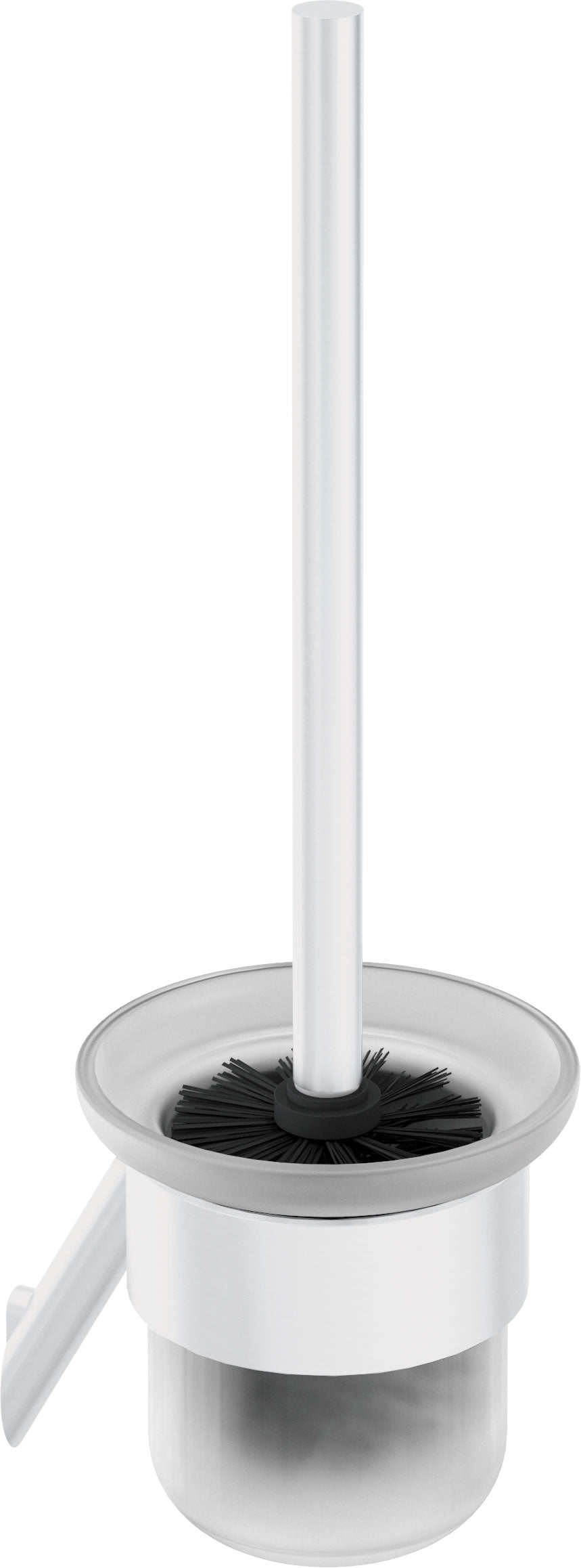 Toilet brush, wall-mounted