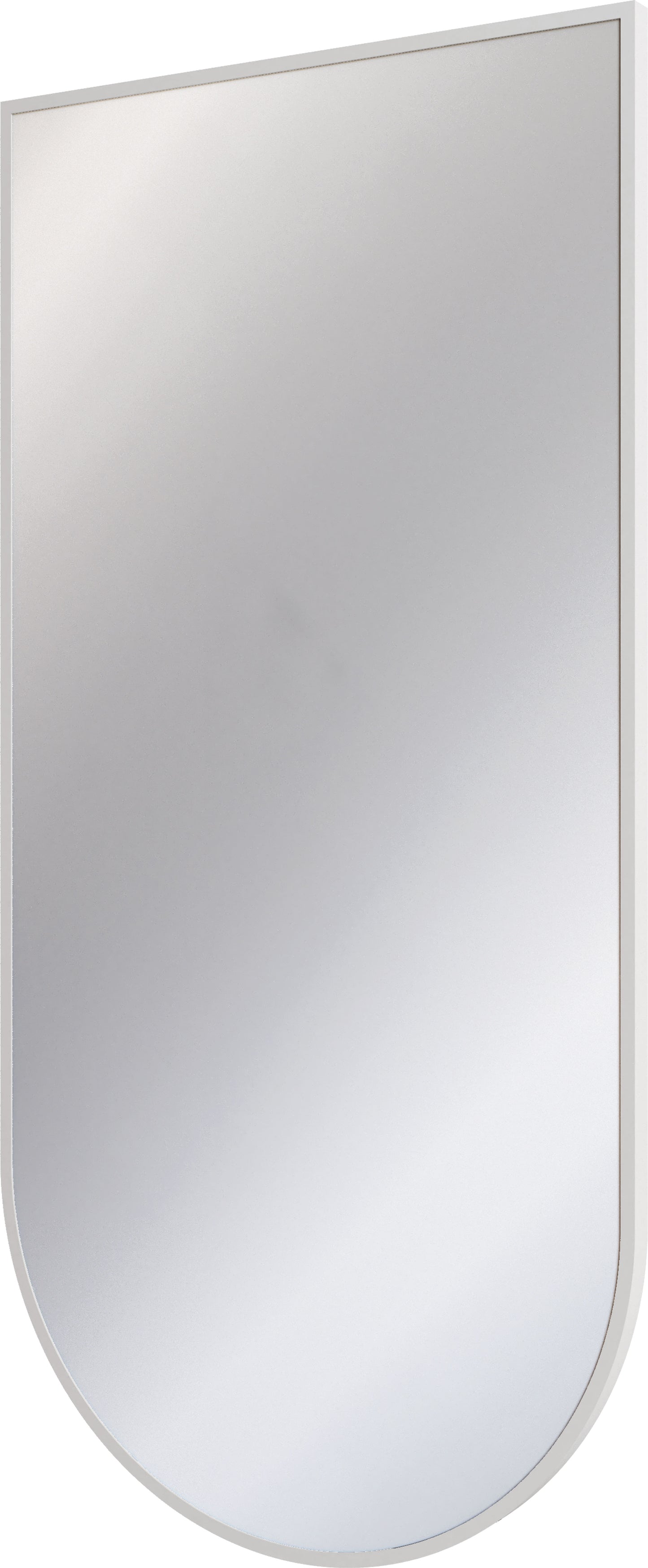 Mirror, hanging, in a frame