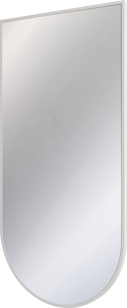 Mirror, hanging, in a frame