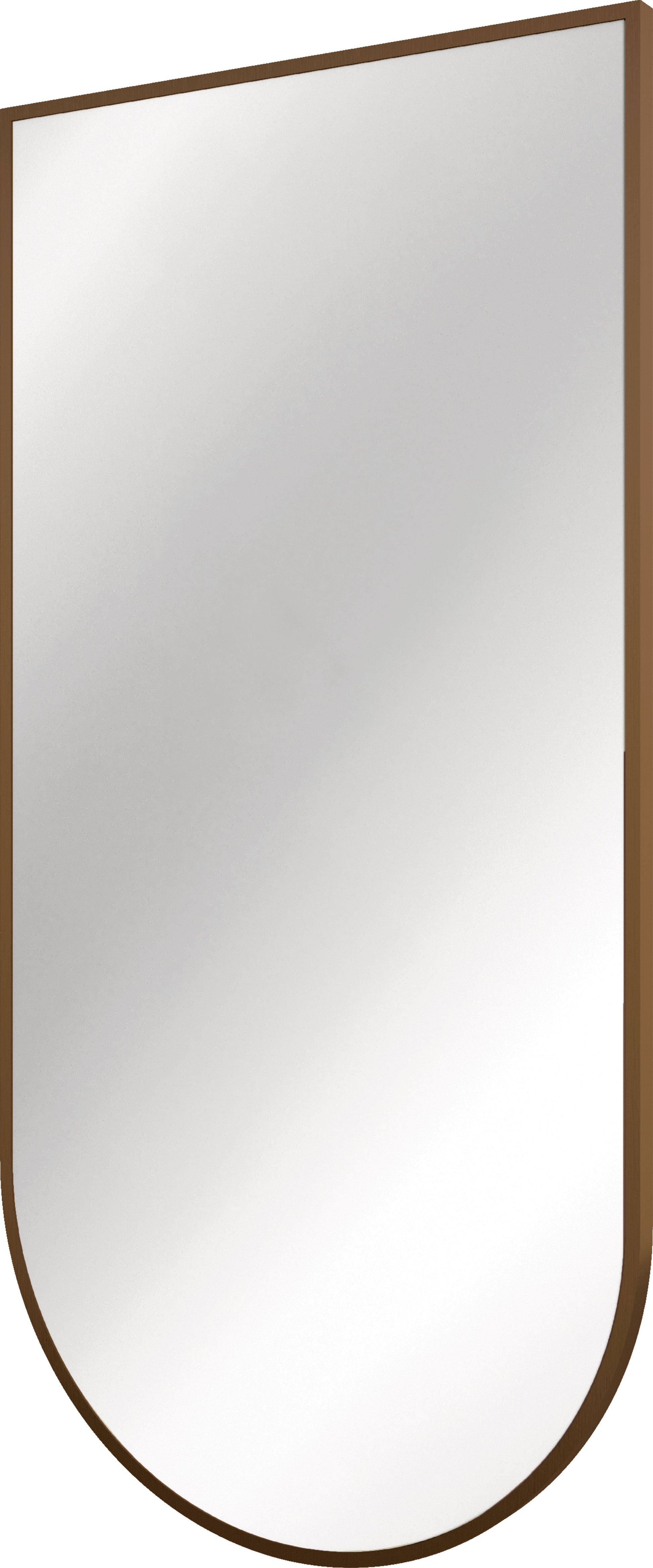 Mirror, hanging, in a frame