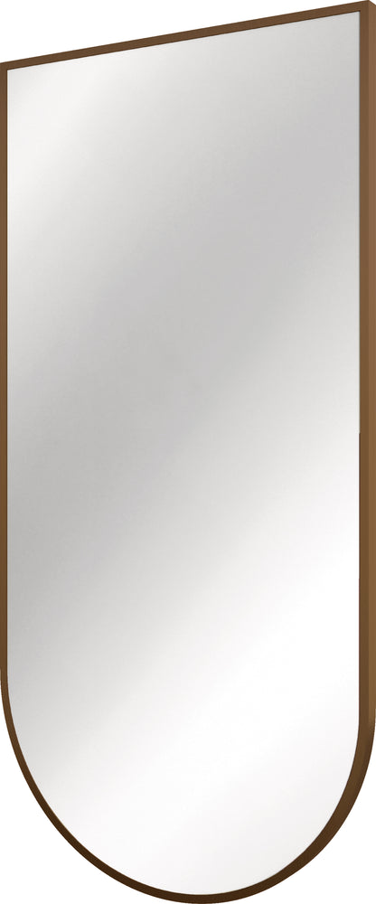 Mirror, hanging, in a frame