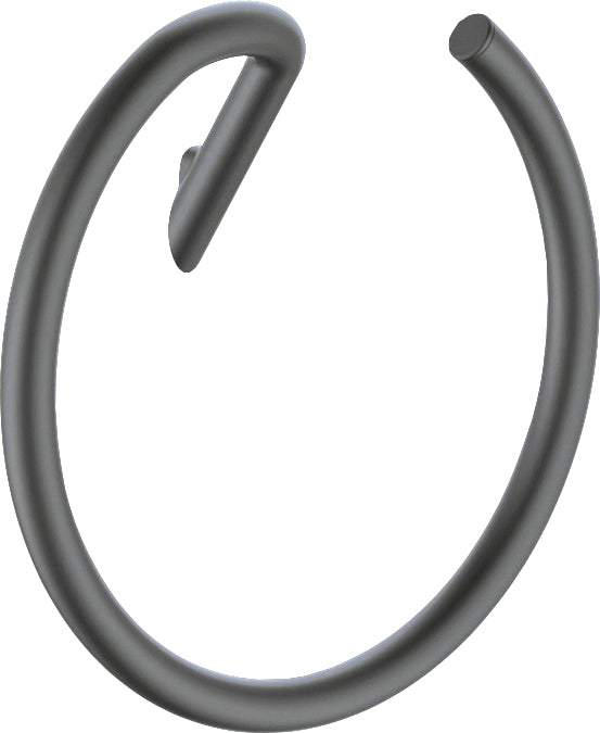 Towel hanger, wall-mounted - round