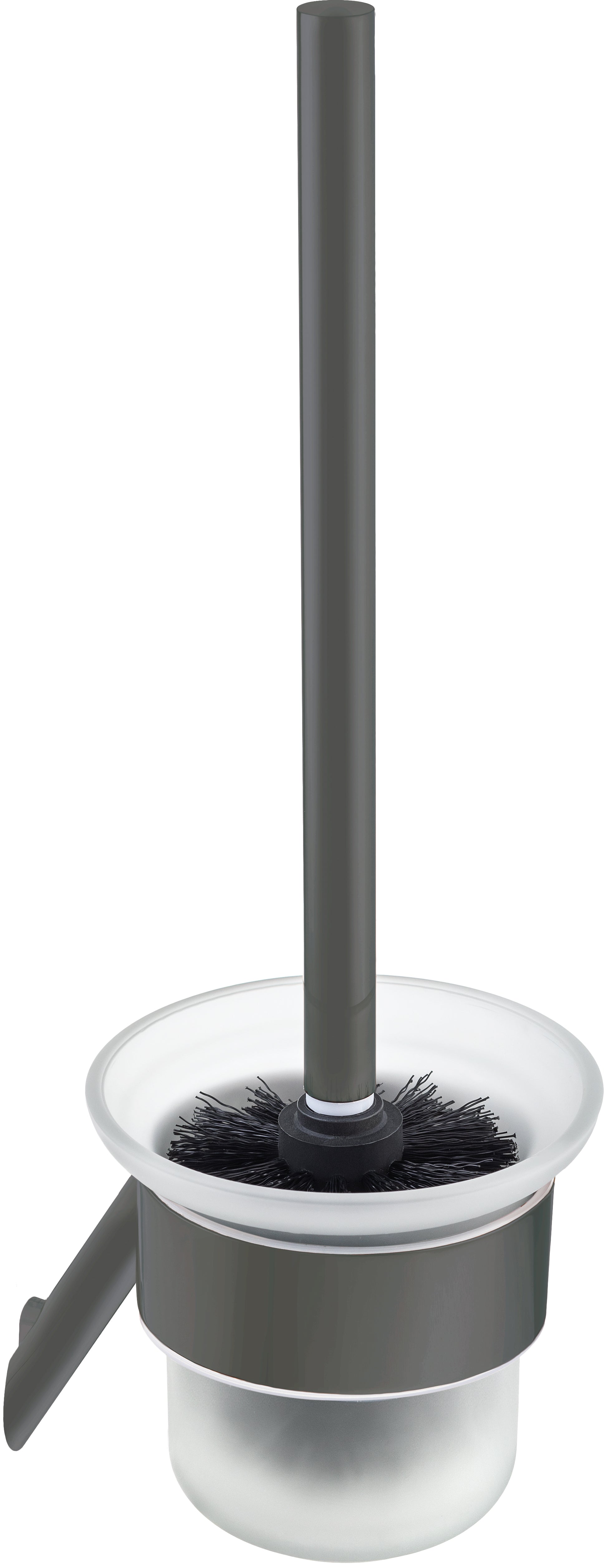 Toilet brush, wall-mounted