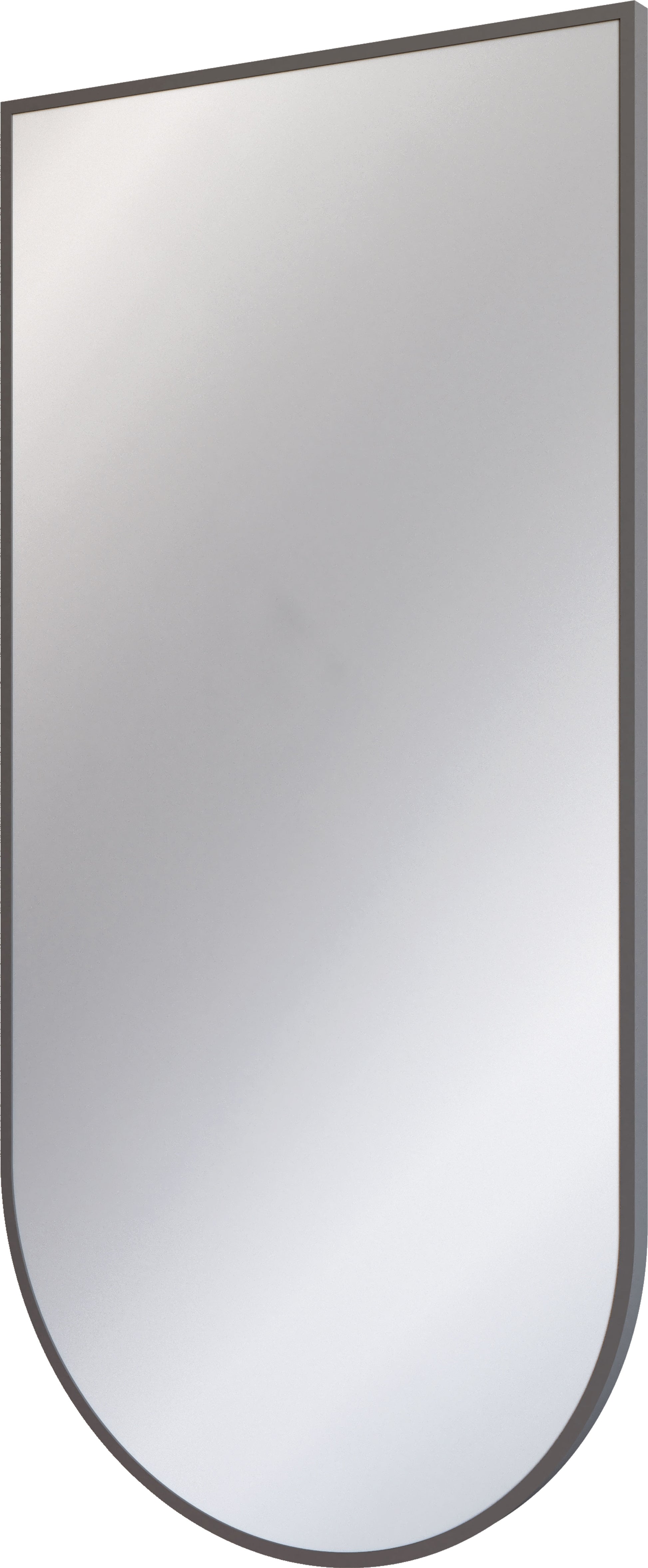 Mirror, hanging, in a frame