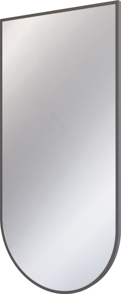 Mirror, hanging, in a frame