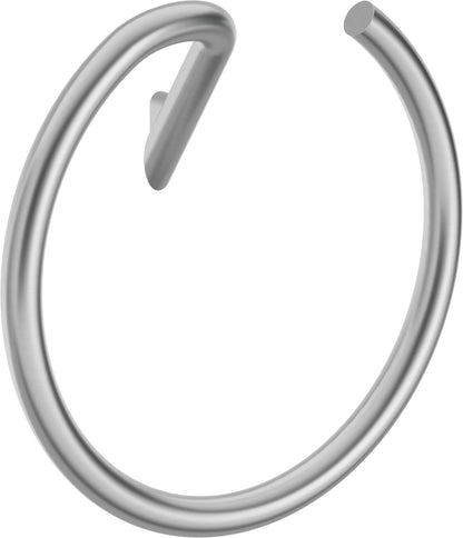 Towel hanger, wall-mounted - round
