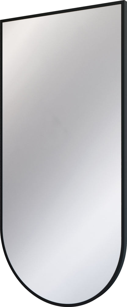 Mirror, hanging, in a frame