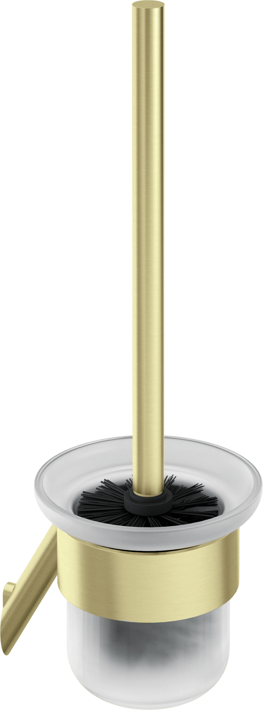 Toilet brush, wall-mounted