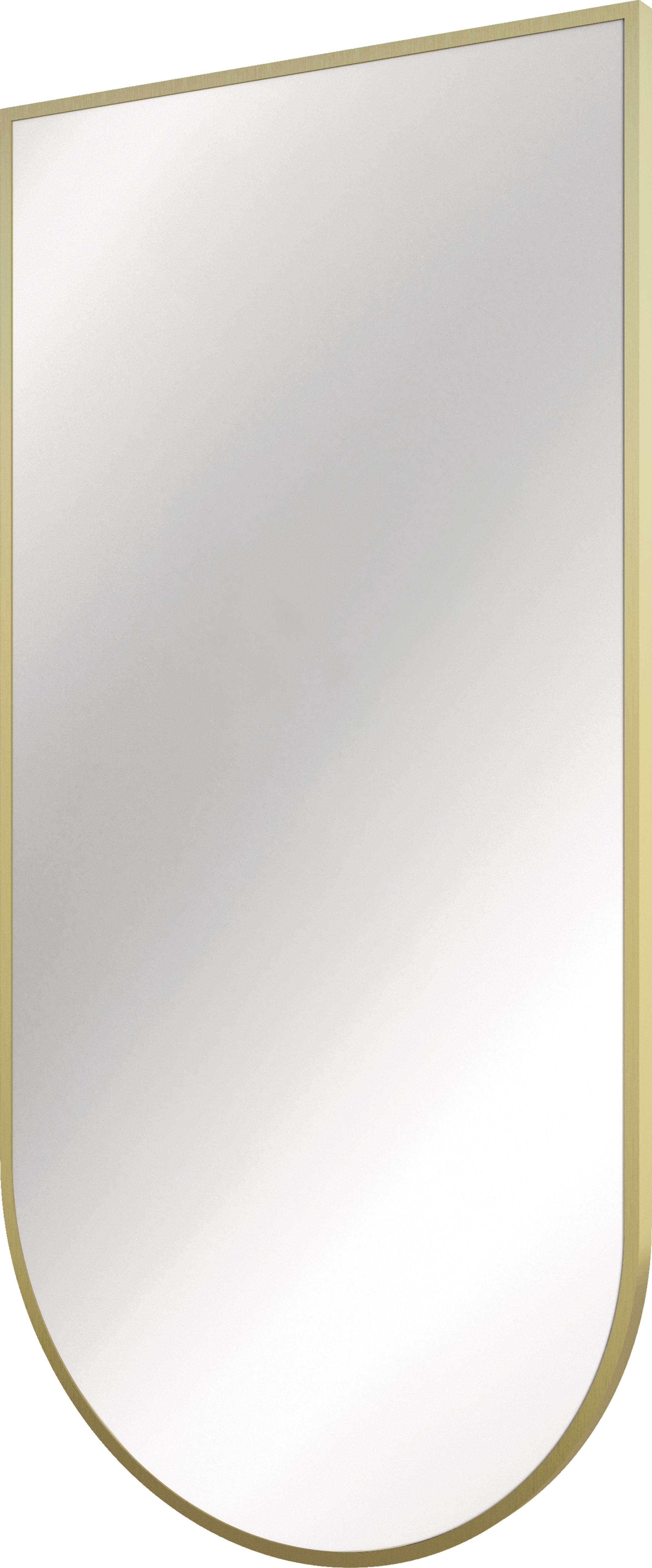 Mirror, hanging, in a frame