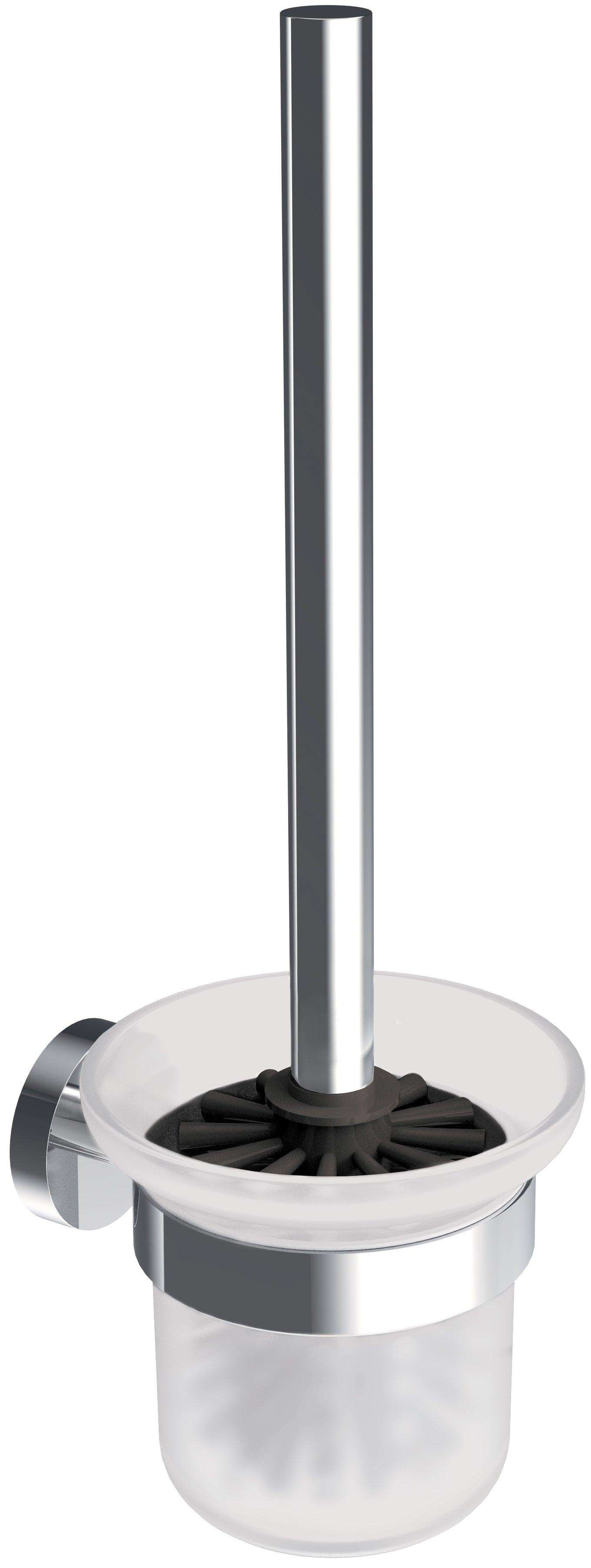 Toilet brush, wall-mounted