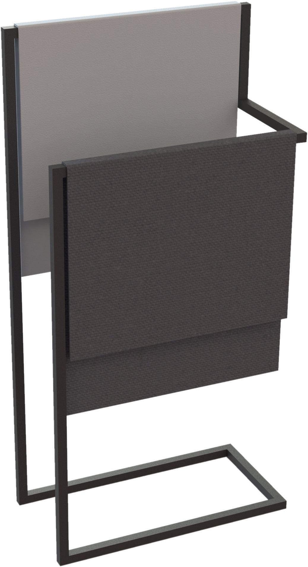 Floor-standing hanger, double