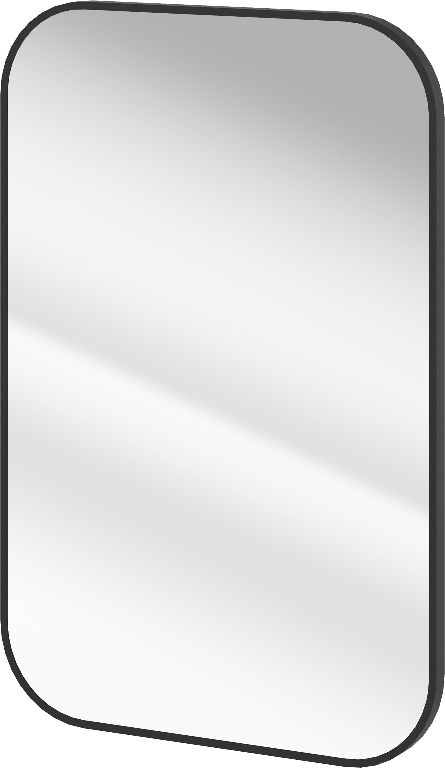 Mirror, hanging, in a frame - rectangular