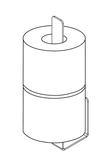 Toilet paper store holder