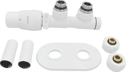 Thermostatic valve, for bathroom heater - left