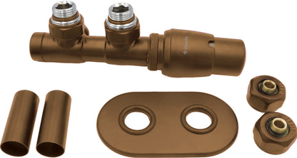Thermostatic valve, for bathroom heater - right