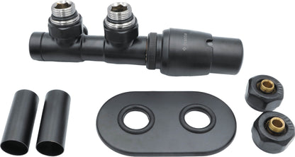 Thermostatic valve, for bathroom heater - right