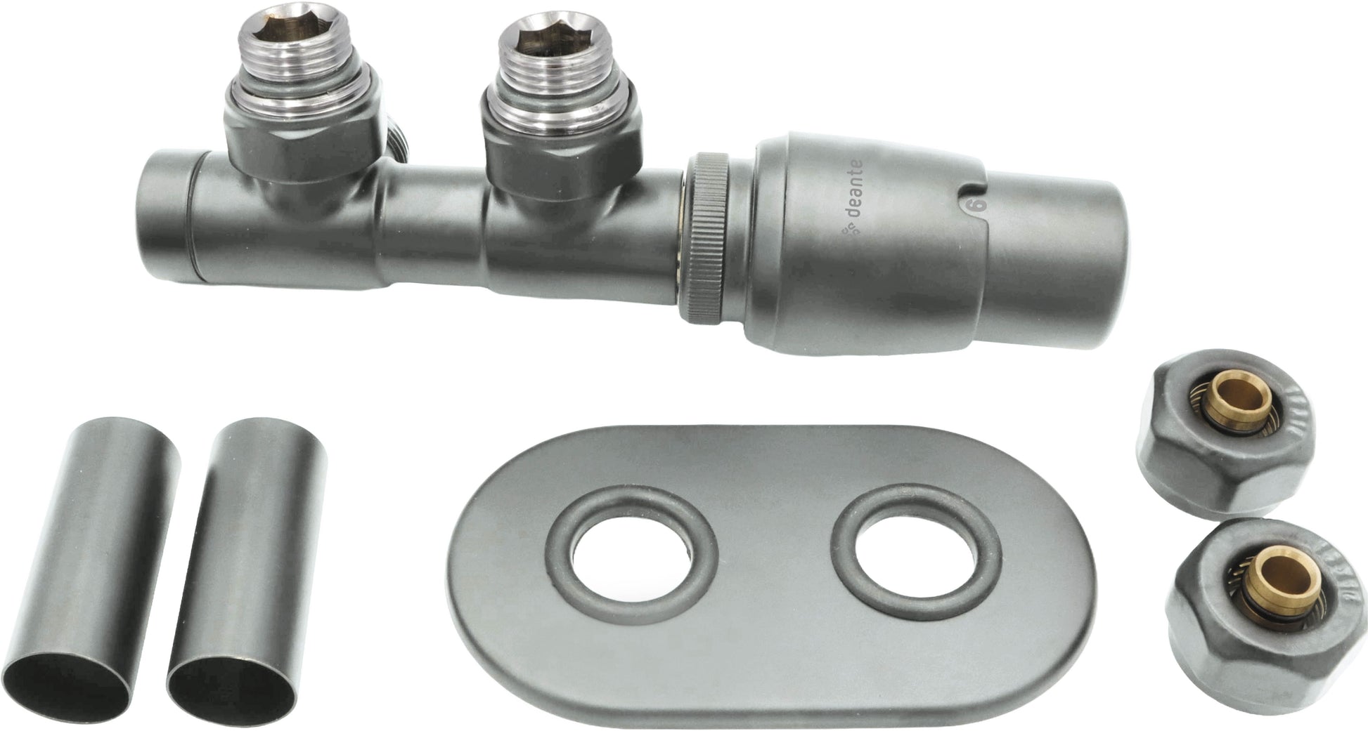 Thermostatic valve, for bathroom heater - right