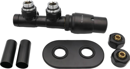 Thermostatic valve, for bathroom heater - right