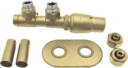 Thermostatic valve, for bathroom heater - right