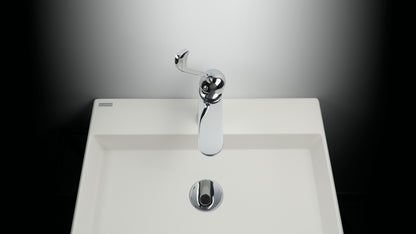 Washbasin tap, with Clinic lever