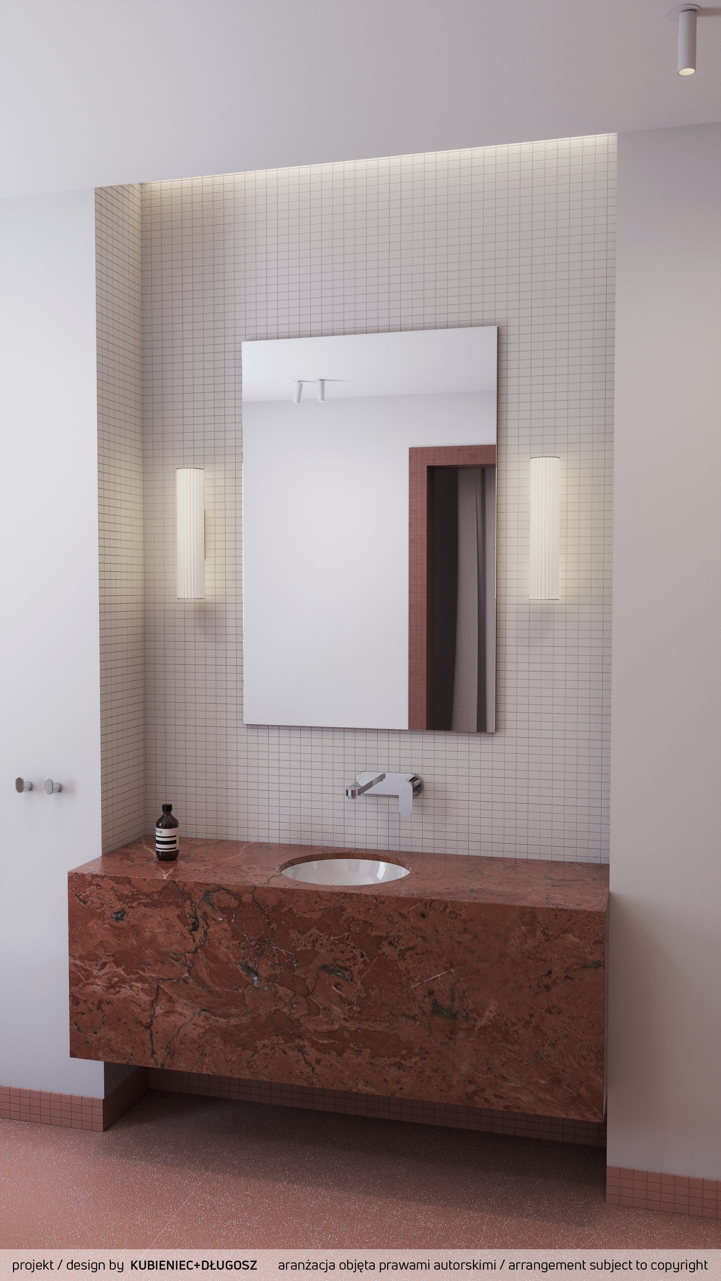 Ceramic washbasin, under mounted