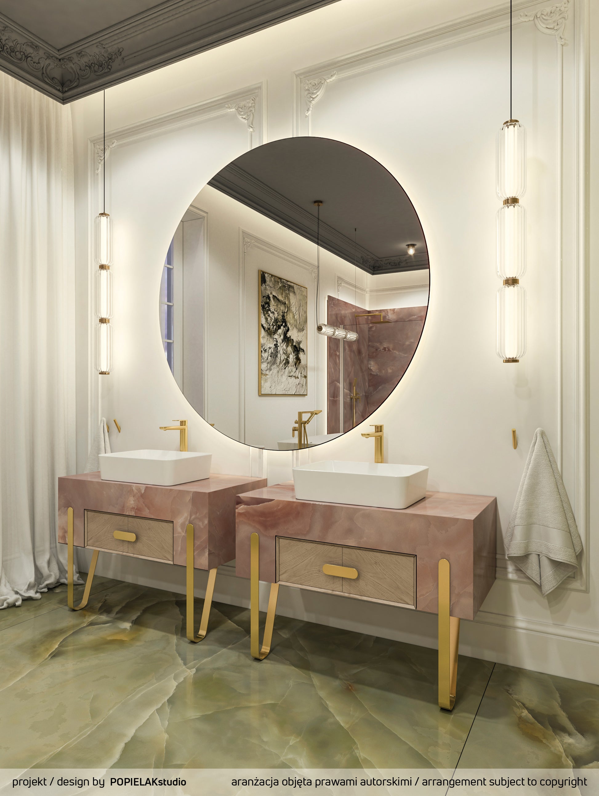 Ceramic washbasin, countertop