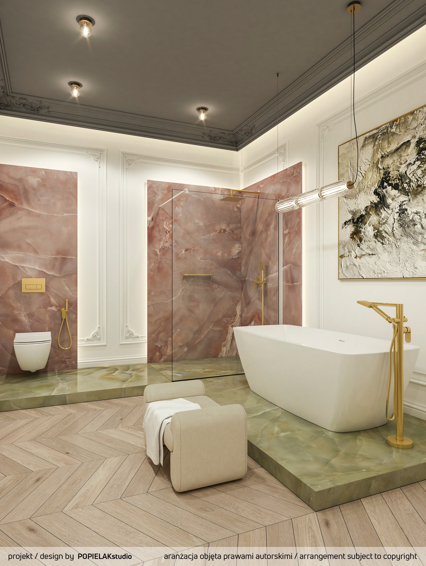 Bidet tap, concealed, with bidetta hand shower