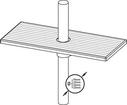 Soap dish, for shower columns and shower sets