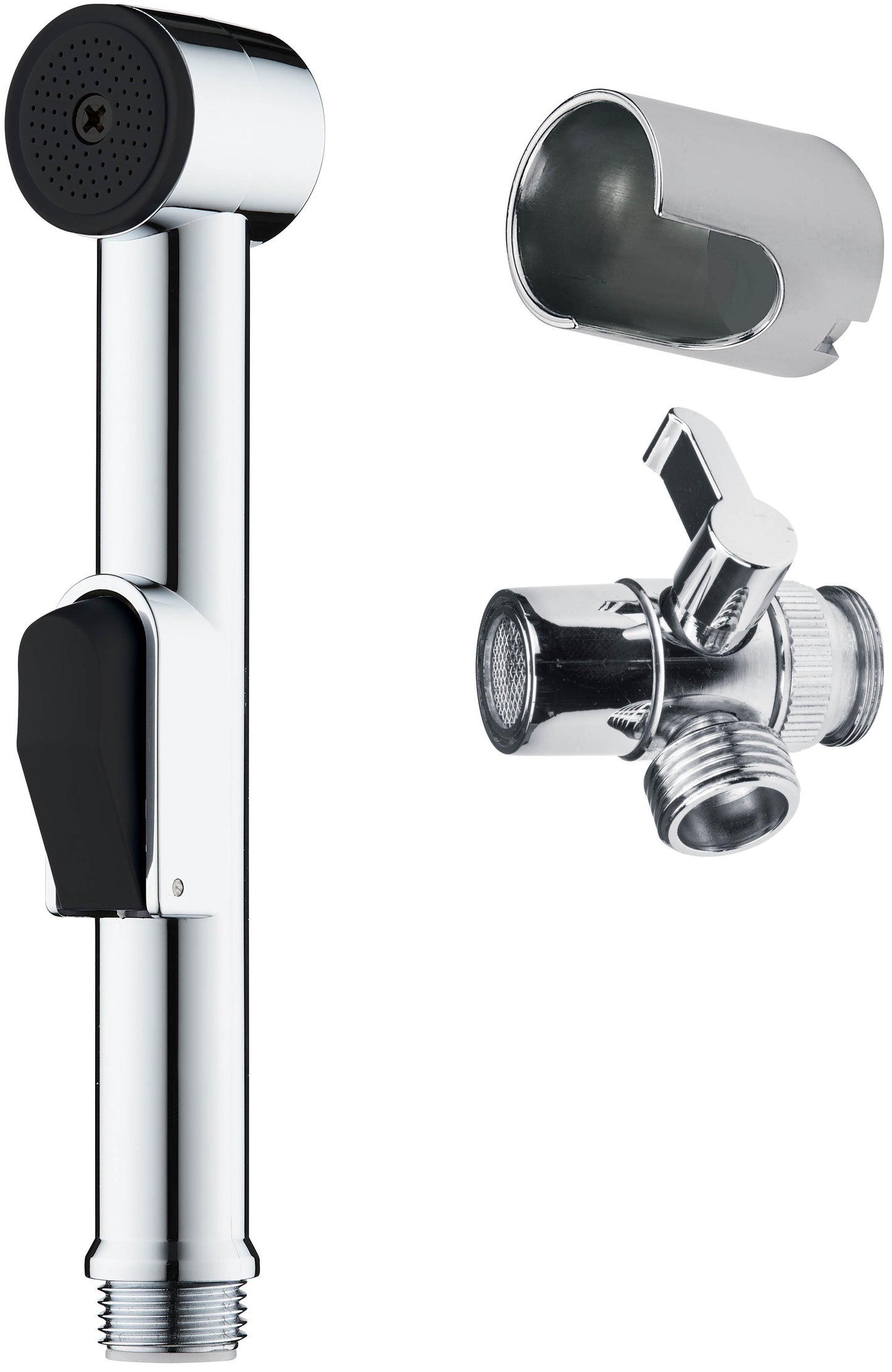 Bidetta set, with fixed bracket, with shower switch