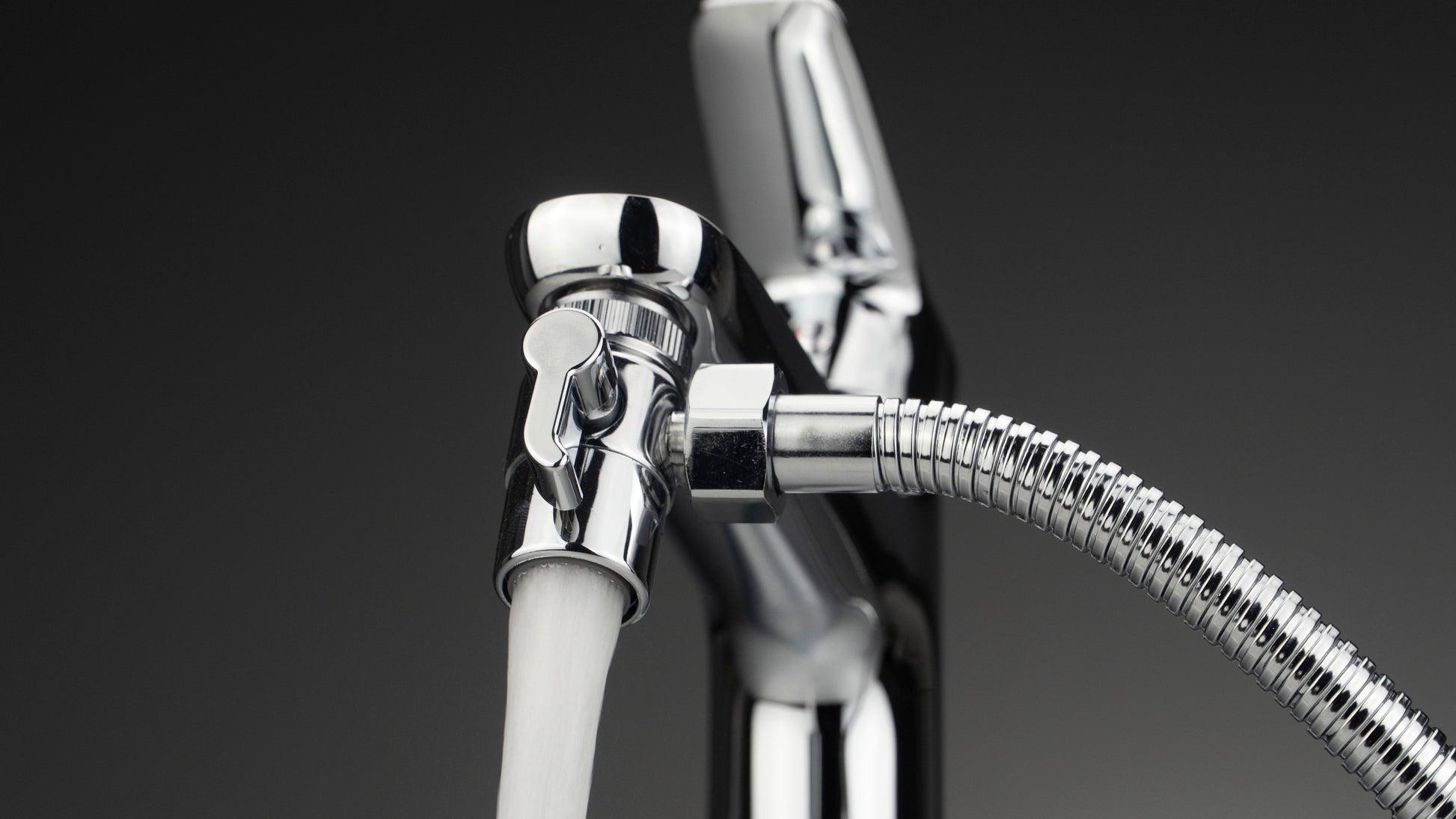 Bidetta set, with fixed bracket, with shower switch