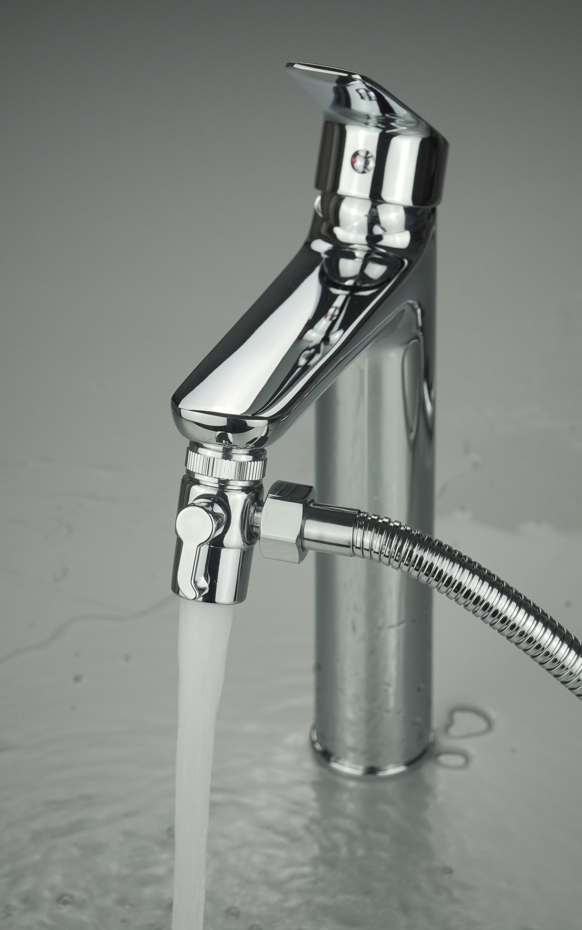 Bidetta set, with fixed bracket, with shower switch