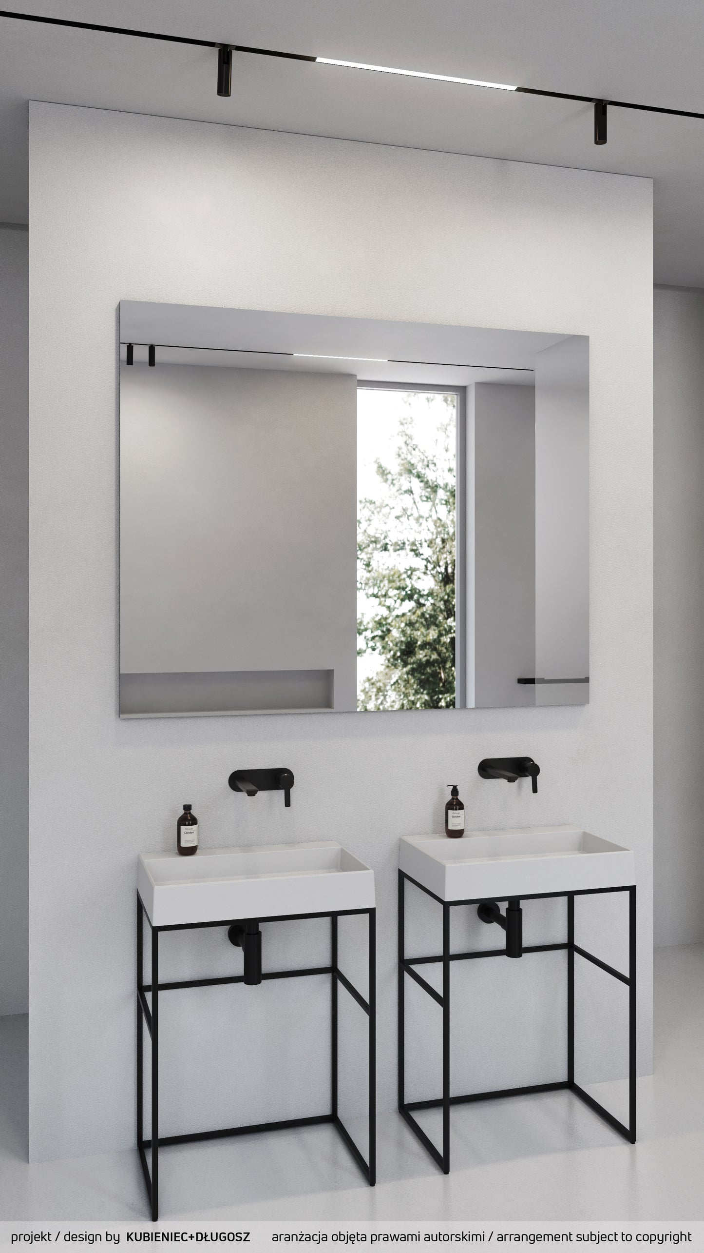 Washbasin waste kit, round