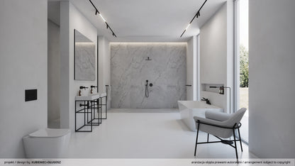 Concealed shower set