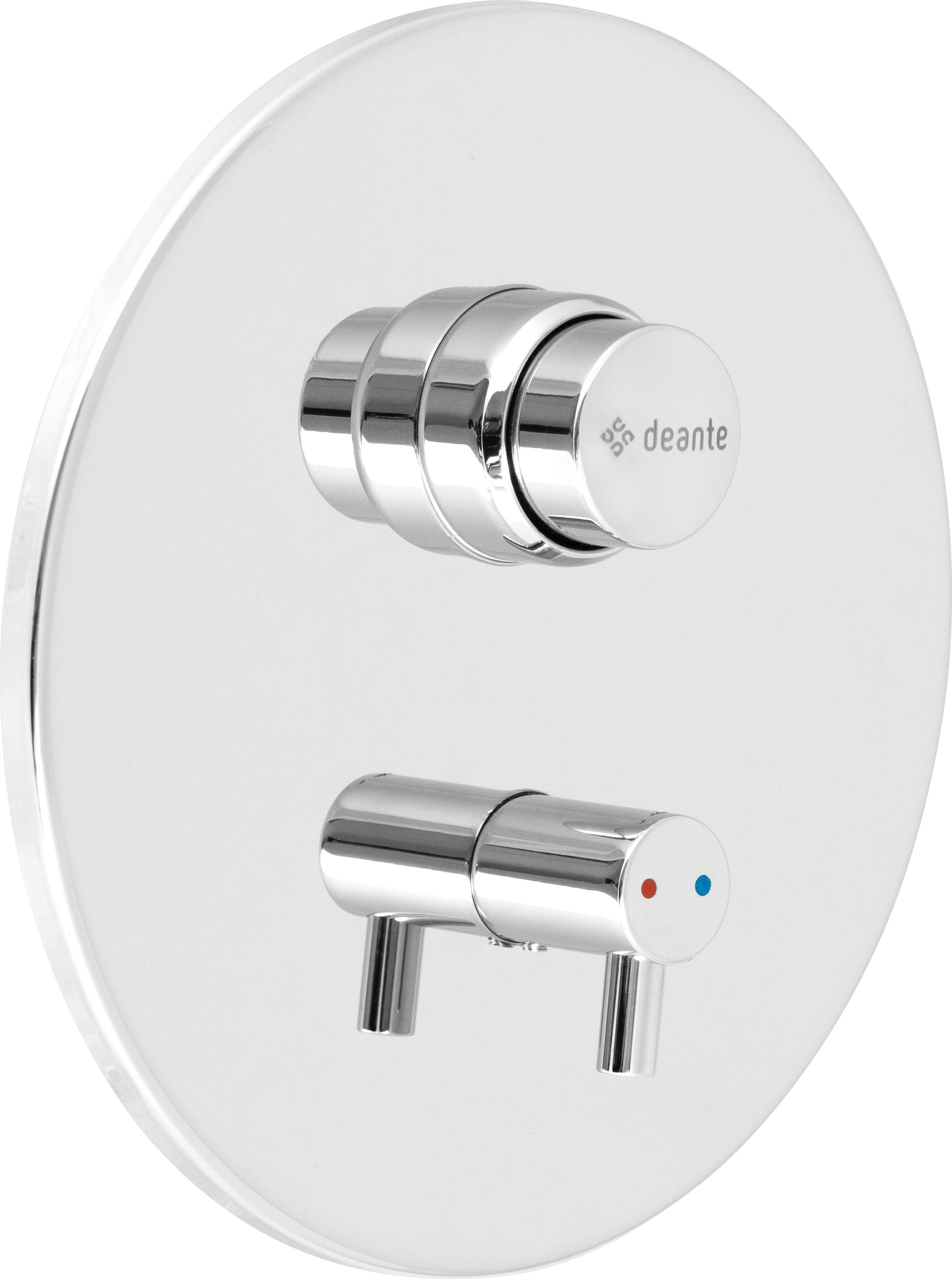 Shower mixer, self-closing, concealed - with temperature control