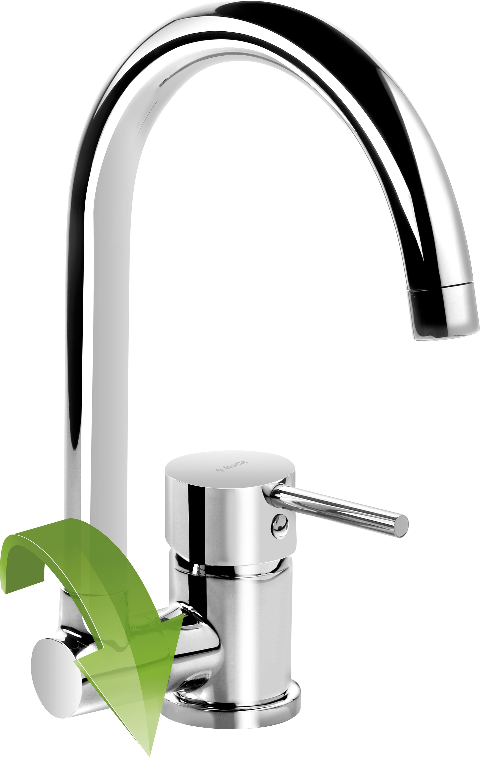 Kitchen tap, with foldable spout