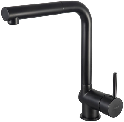 Kitchen tap, with pull-out spout