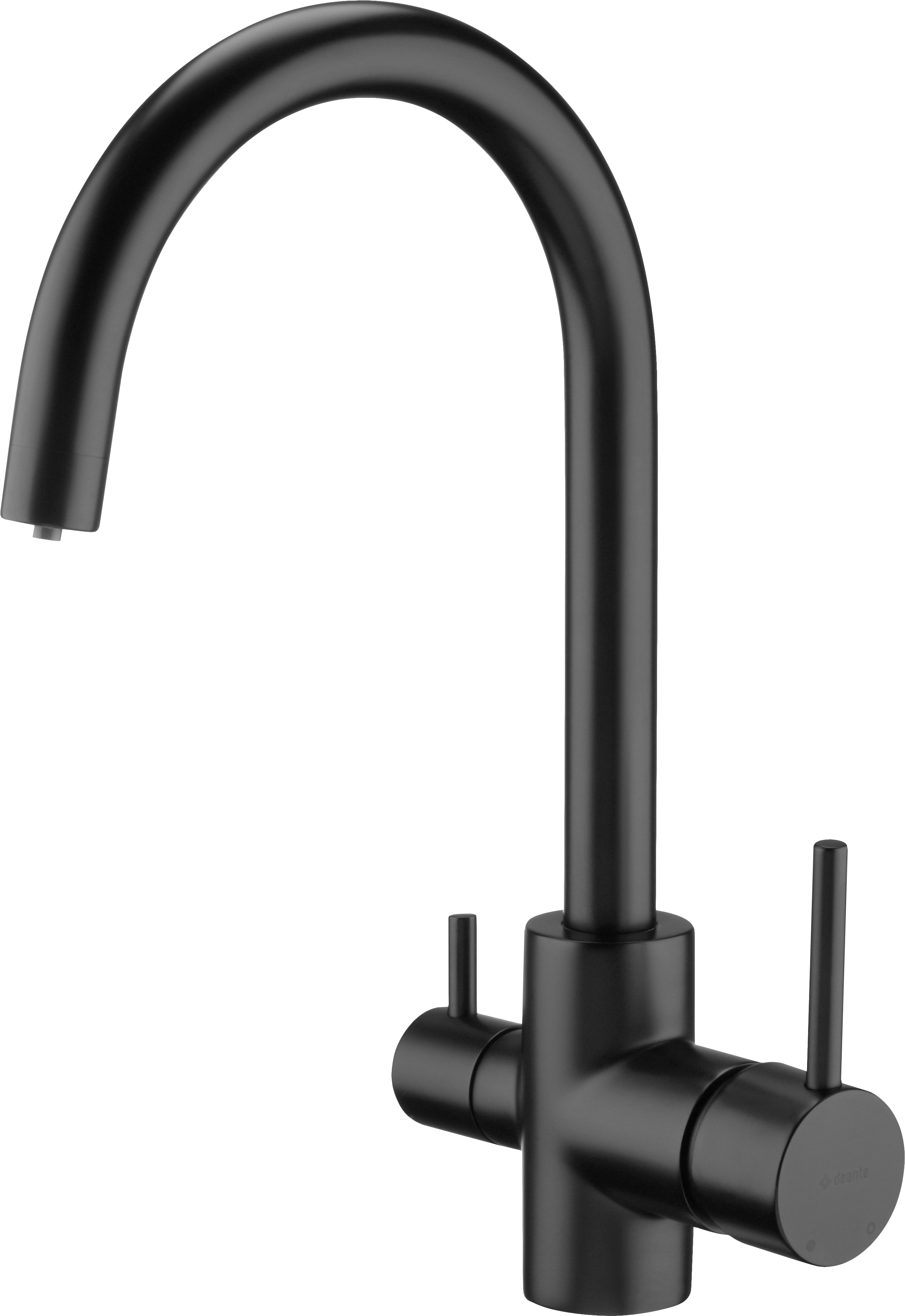 Kitchen tap, with water filter connection